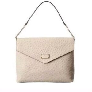 KATE SPADE BRIAR LANE QUILTED EMELYN CREAM HANDBAG